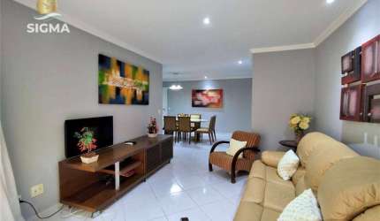 Apartamento à venda na Praia das Pitangueiras, Guarujá.