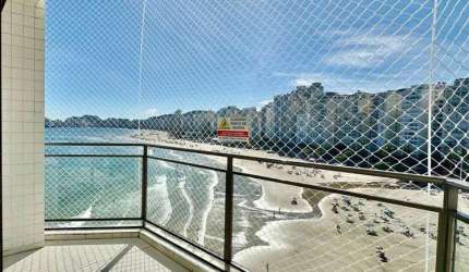 FRENTE MAR, Apartamento com 3 Suítes à venda, Praia das Pitangueiras, Guarujá/SP.