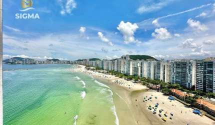 Apartamento com 3 Suítes à venda, Frente Total para o mar, Praia das Pitangueiras, Guarujá/SP