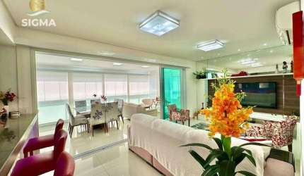 Apartamento com 3 dormitórios à venda, 135 m² por R$ 1.400.000,00 - Enseada - Guarujá/SP
