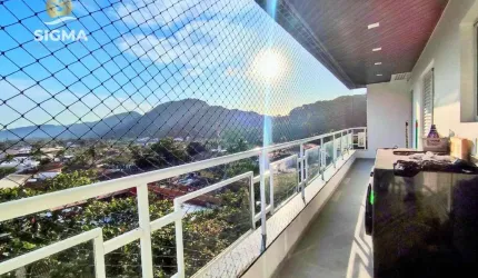 VISTA MAR - Apartamento 2 quartos 1 vaga em prédio com piscina . Guarujá - Tombo