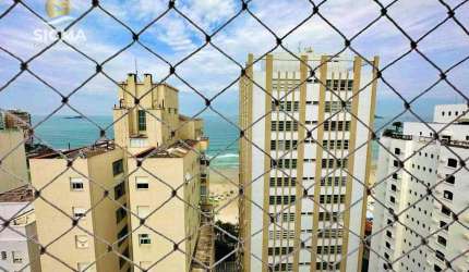 Vista mar - Apartamento à venda com 4 suítes - 2 vagas - Pitangueiras - Guarujá/SP