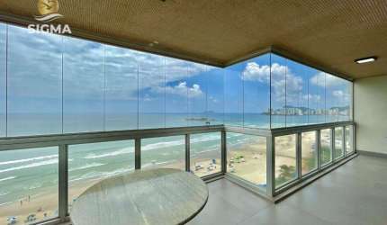 Frente mar - Apartamento à venda com 4 dormitórios - 1 vaga - Pitangueiras - Guarujá/SP