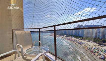 Apartamento reformado e decorado com 3 Suítes à venda - Pitangueiras - Guarujá.
