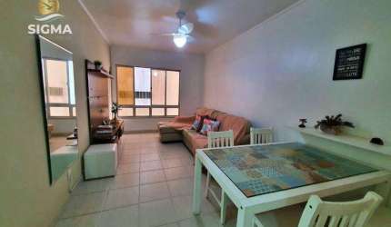 Apartamento com 1 dormitório à venda, 50 m² por R$ 380.000,00 - Pitangueiras - Guarujá/SP