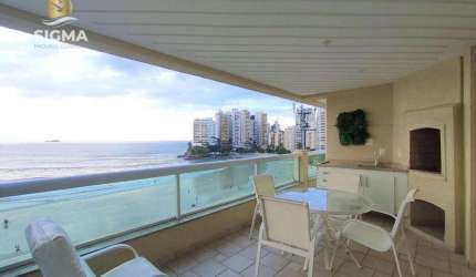 Apartamento à venda com 4 suítes - Condomínio com lazer - 2 vagas - Jardim Astúrias - Guarujá/SP