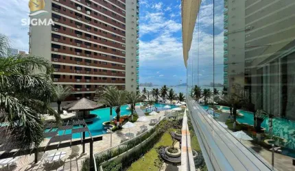 Frente mar - Apartamento à venda com 3 dormitórios - Condomínio com lazer completo - 2 vagas - Jardim Astúrias - Guarujá/SP