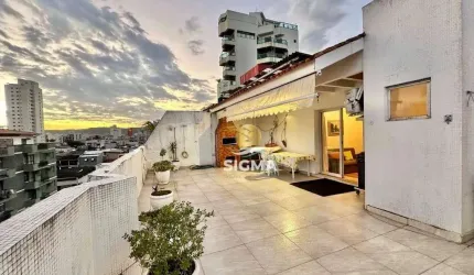 Cobertura com 3 dormitórios  sendo 1 suíte à venda, 215 m² por R$ 550.000 - Enseada - Guarujá/SP