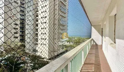 Apartamento com 4 quartos sendo 1 suíte à venda na Praia das Pitangueiras - Guarujá/SP.