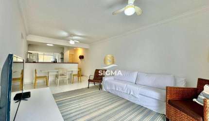 Apartamento com 2 dormitórios à venda, 90 m² por R$ 590.000,00 - Pitangueiras - Guarujá/SP