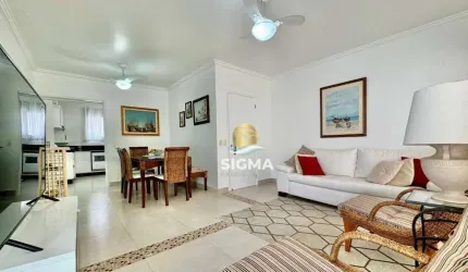Apartamento com 4 quartos sendo 2 suítes à venda na Praia das Pitangueiras - Guarujá/SP.