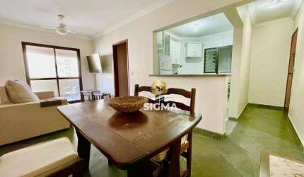 Apartamento com 2 dormitórios à venda, 80 m² por R$ 580.000,00 - Pitangueiras - Guarujá/SP