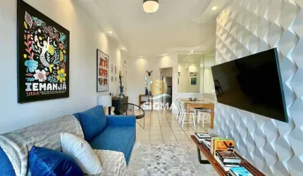 Apartamento com 3 dormitórios à venda, 85 m² por R$ 450.000,00 - Praia da Enseada - Guarujá/SP