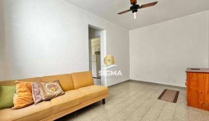 Apartamento com 1 dormitório à venda, 50 m² por R$ 280.000,00 - Pitangueiras - Guarujá/SP
