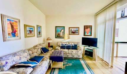 FRENTE MAR - Apartamento com 2 quartos à venda, 110 m² por R$ 750.000 - Pitangueiras - Guarujá/SP.