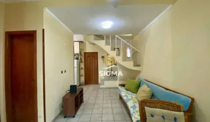 Apartamento com 2 dormitórios à venda, 68 m² por R$ 345.000,00 - Tombo - Guarujá/SP
