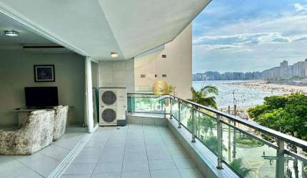 Apartamento com 4 quartos sendo 2 suítes à venda, 246 m² por R$ 1.200.000 - Pitangueiras - Guarujá/SP.