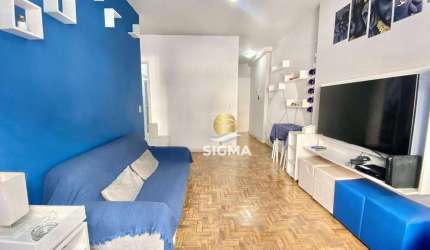 Apartamento com 2 dormitórios à venda, 60 m² por R$ 430.000,00 - Pitangueiras - Guarujá/SP