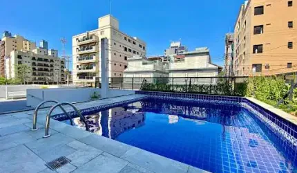 Apartamento com 2 quartos sendo 1 suíte à venda na Praia do Tombo - Guarujá/SP.