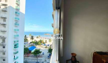 Apartamento com 2 dormitórios à venda, 87 m² por R$ 490.000,00 - Pitangueiras - Guarujá/SP
