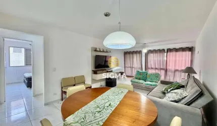 Apartamento com 3 dormitórios sendo 1 suíte  à venda, 121 m² por R$ 630.000 - Praia das Pitangueiras - Guarujá/SP.
