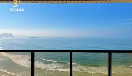 FRENTE MAR - Apartamento com 3 Suítes à venda na Praia das Astúrias, Guarujá.