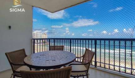 FRENTE MAR - Apartamento à venda, 204 m² por R$ 1.700.000 - Pitangueiras - Guarujá;