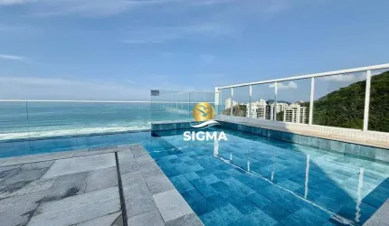 PREDIO NOVO - Apartamento com 2 dormitórios sendo 1 suíte à venda, 57 m²  Praia Enseada - Guarujá/SP.