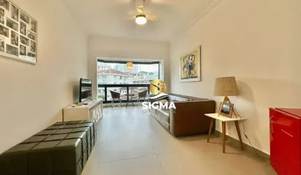 Apartamento com 2 dormitórios sendo 1 suíte  à venda, 75 m² por R$ 500.000 - Jardim Astúrias - Guarujá/SP