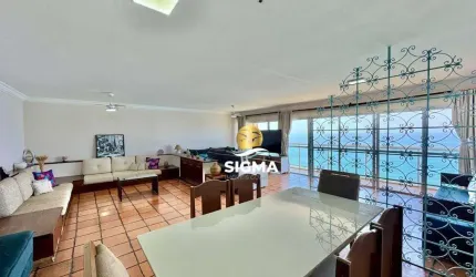 Apartamento com 4 dormitórios para alugar, 260 m² por R$ 10.500,00/mês - Pitangueiras - Guarujá/SP