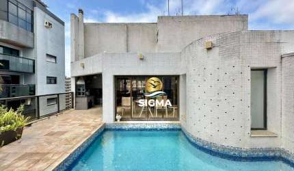 Cobertura com 3 quartos sendo 1 suíte à venda, 267 m² por R$ 1.650.000 - Pitangueiras - Guarujá/SP.