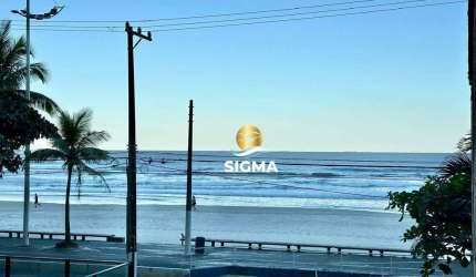 FRENTE MAR - Apartamento com 2 quartos sendo 1 suíte à venda, 110 m² por R$ 490.000 - Pitangueiras - Guarujá/SP.
