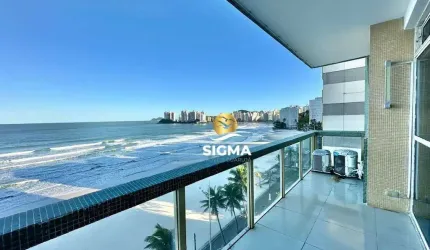 FRENTE MAR - Apartamento com 4 quartos sendo 3 Suítes à venda, 184 m² por R$ 1.600.000 - Pitangueiras - Guarujá/SP.