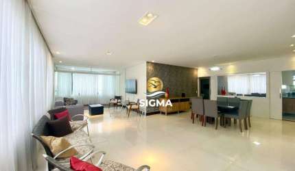 Apartamento com 4 quartos sendo 2 suítes à venda, 225 m² por R$ 1.150.000 - Pitangueiras - Guarujá/SP.