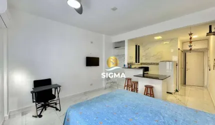 Kitnet com 2 dormitórios à venda, 62 m² por R$ 550.000,00 - Pitangueiras - Guarujá/SP