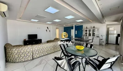 Cobertura com 3 Quartos sendo 1 suíte à venda, 200 m² por R$ 1.090.000 - Pitangueiras - Guarujá/SP.
