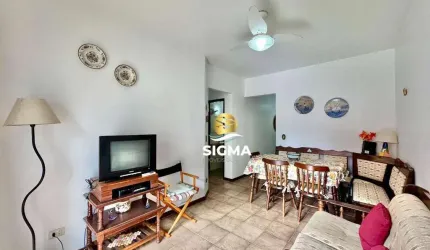 Apartamento com 2 dormitórios sendo 1 suíte  à venda, 75 m² por R$ 380.000 - Praia do Tombo - Guarujá/SP.