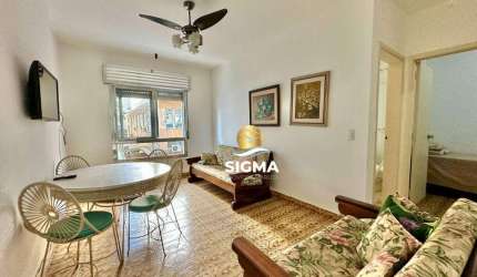 Apartamento com 2 dormitórios à venda, 66 m² por R$ 373.000,00 - Pitangueiras - Guarujá/SP