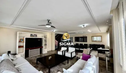Cobertura com 6 quartos sendo 1 suíte à venda, 239 m² por R$ 1.500.000 - Pitangueiras - Guarujá/SP.