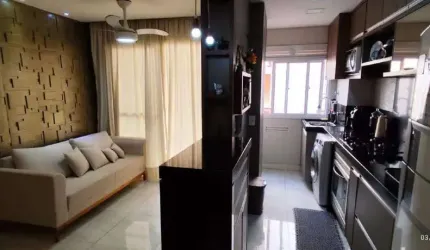 Apartamento Planejado à venda no Residencial Liberty Garden, em Santa Bárbara d'Oeste com 2 quartos, sendo 1 suíte e 1 vaga de garagem
