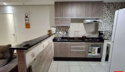 Apartamento à venda no Condomínio Viva Feliz em Santa Bárbara d'Oeste com 2 quartos e 1 vaga de garagem coberta
