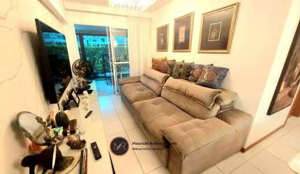 Apartamento de 3 quartos com suíte e 2 vagas no Recreio dos Bandeirantes, 120m² - Barra Village Lakes