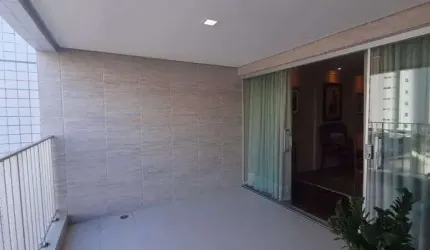 Apartamento na Domingos Ferreira | 144m² | 3 quartos | dep. completa | varanda | Boa Viagem - Recife