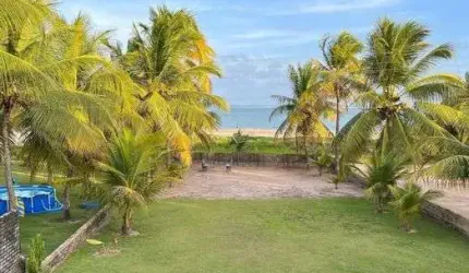 TERRENO BEIRA MAR JAPARATINGA-PORTAL DO BOQUEIRÃO, COM CASA GRANDE 4 QUARTOS 3 SUÍTES