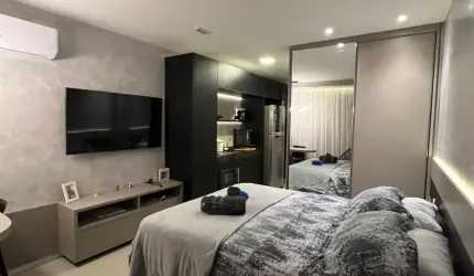 lindo flat em boa viagem