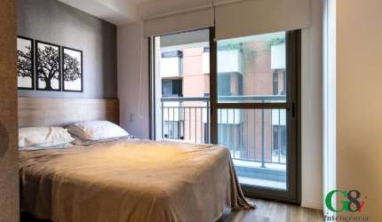 Apartamento com 1 quarto à venda na Alameda Jauaperi, 229, Moema, São Paulo por R$ 405.000