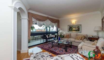 Apartamento com 4 quartos à venda na Avenida Rouxinol, 533, Moema, São Paulo por R$ 3.250.000