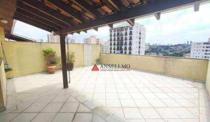 Cobertura duplex com 3 dormitórios à venda, 176 m² por R$ 850.000 - Rudge Ramos - São Bernardo do Campo/SP
