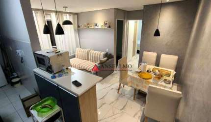 Apartamento com 2 dormitórios à venda, 56 m² por R$ 450.000,00 - Planalto - São Bernardo do Campo/SP