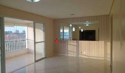 Apartamento com 3 dormitórios para alugar, 107 m² por R$ 6.324,00/mês - Centro - São Bernardo do Campo/SP